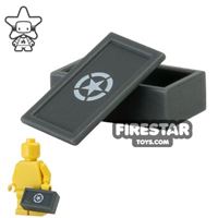Product shot BrickForge - Ammo Case - US Army Star - Dark Stone Gray