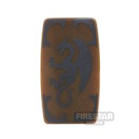 Product shot BrickForge Military Shield - Medieval Dragon