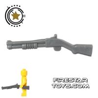 Product shot BrickForge - Pump-Action Shotgun - Dark Blueish Gray
