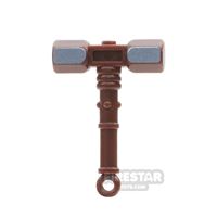 Product shot BrickForge - War Hammer - Reddish Brown and Silver