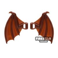 Product shot BrickWarriors - Dragon Wings - Brown