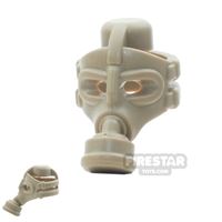 Product shot BrickWarriors - Gas Mask - Dark Tan
