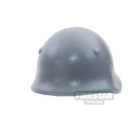 Product shot BrickWarriors - Italian Helmet - Dark Gray