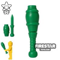 Product shot BrickWarriors - Juggling Pin with Hidden Blade - Green