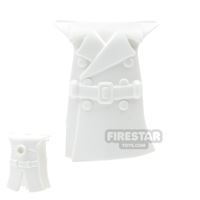 Product shot BrickWarriors - Trench Coat - White