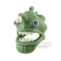Product shot LEGO - Angler Fish Head Cover - Sand Green