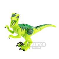 Product shot LEGO Animals Minifigure Raptor Green Back