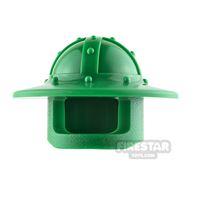 Product shot LEGO - Broad Brim Castle Helmet - Green