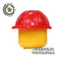 Product shot LEGO - Construction Hard Hat Helmet - Red