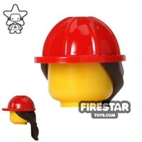 Product shot LEGO Construction Hard Hat Helmet with Ponytail