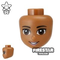 Product shot LEGO Disney Princess Mini Figure Heads - Brown Eyes and Open Smile