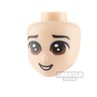 Product shot LEGO Disney Princess Minifigure Heads Large Brown Eyes