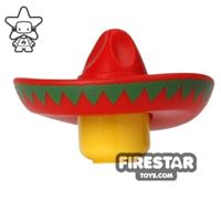 Product shot LEGO Mexican Sombrero Green Pattern
