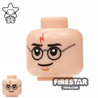Product shot LEGO Mini Figure Heads - Harry Potter - Frown / Smile