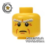 Product shot LEGO Mini Figure Heads - Wrinkles
