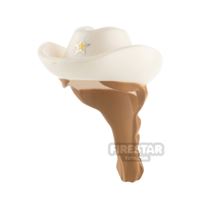 Product shot LEGO - Cowboy Hat with Braided Ponytail