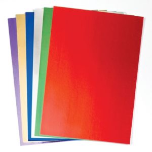 A4 Metallic Card - 20 sheets in 6 assorted colours. Card weight 250gsm.