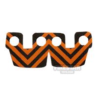 Product shot Custom Design Waistcape Orange Stripes