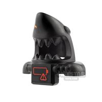 Product shot LEGO - Shark Scuba Head Cover with Battery Pack - Black