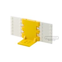 Product shot Minifigure Display Stand 2x2 Yellow and White