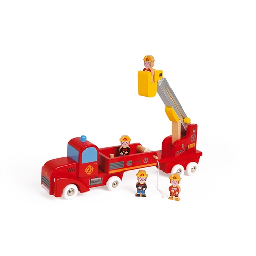 Janod Story Giant Firefighters Truck