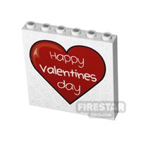 Product shot Printed Panel 1x6x5 - Happy Valentines Day
