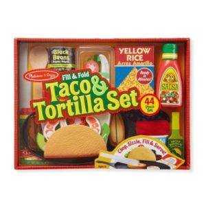 Melissa & Doug Fill & Fold Taco & Tortilla Toy Set