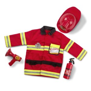Melissa & Doug Fire Chief Outfit - Red