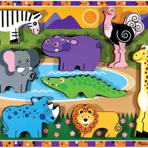 Melissa & Doug Safari Animals Chunky Puzzle