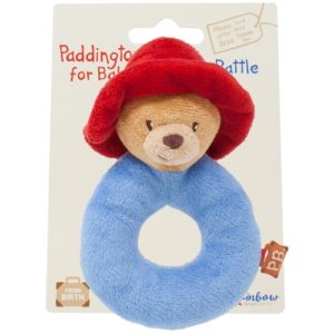 Rainbow Designs Paddington for Baby Ring Rattle - Blue/Red