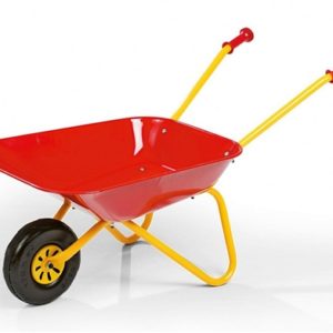Rolly Toys Kids Toy Metal Wheelbarrow - Red & Yellow