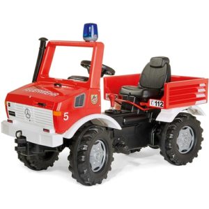 Rolly Toys rollyUnimog Fire Engine with Gears and Handbrake - Red