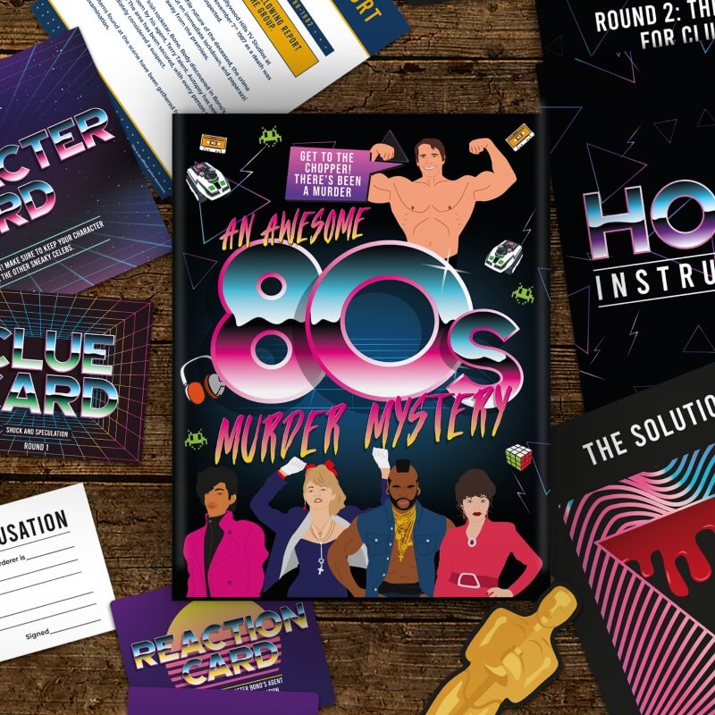 80's Murder Mystery Game