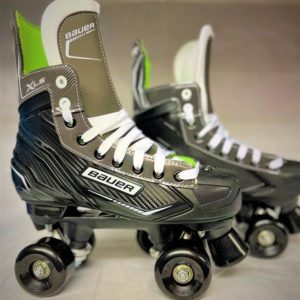 Bauer XLS roller CUSTOM QUAD skates WITH SIM WHEELS