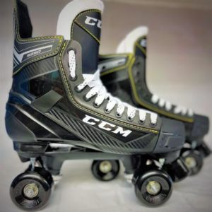 CCM Custom quad Roller skates WITH LED light up wheels