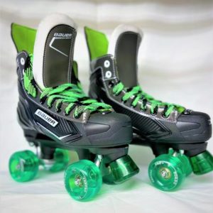 Bauer XLS roller CUSTOM QUAD skates