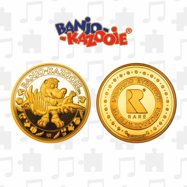Banjo Kazooie Limited Edition Collectible Coin - Gold Edition