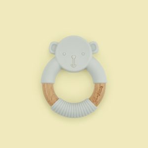 Grey Bear Teether Ring