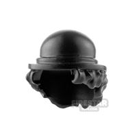 Product shot Minifigure Headgear Bowler Hat with Scruffy Black Hair