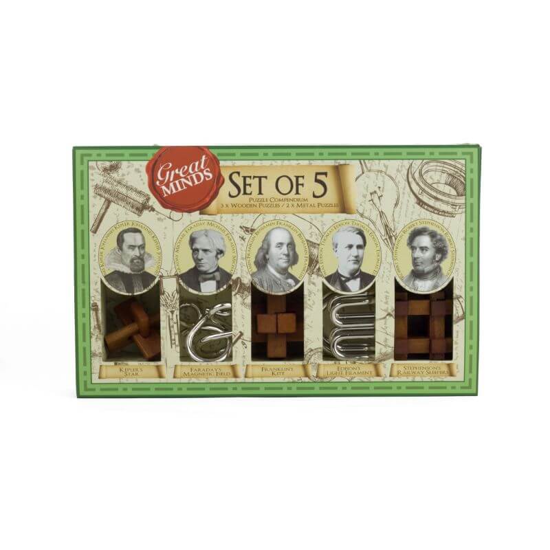Great Minds Set of 5 Puzzles