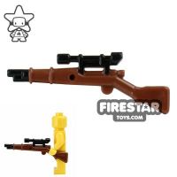 Product shot BrickForge - 1903 Springfield Rifle - RIGGED System - Reddish Brown and Black