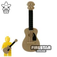 Product shot BrickForge - Acoustic Guitar - Dark Tan with Black Neck