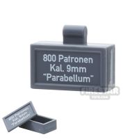 Product shot BrickForge - Ammo Case - Dark Blueish Gray - Parabellum