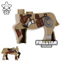 Product shot BrickForge Animals Mini Figure - Centaur Scout - Dark Tan