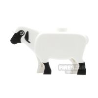 Product shot BrickForge Animals Mini Figure - Sheep - White