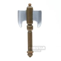 Product shot BrickForge - Battle Axe - Silver Blade Bronze Handle