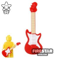 Product shot BrickForge - Electric Guitar - Red with Tan Neck