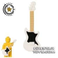 Product shot BrickForge - Electric Guitar - White with Tan Neck