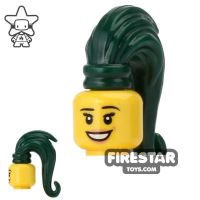 Product shot BrickForge Hair - Ponytail - Dark Green