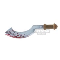 Product shot BrickForge - Khopesh - Bronze and Silver with Blood Splatter